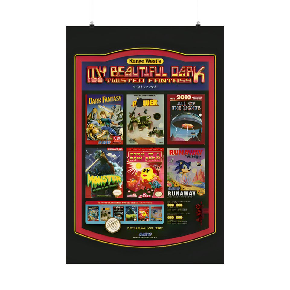 Kanye West - Poster | Rap Poster, Hip-Hop Poster