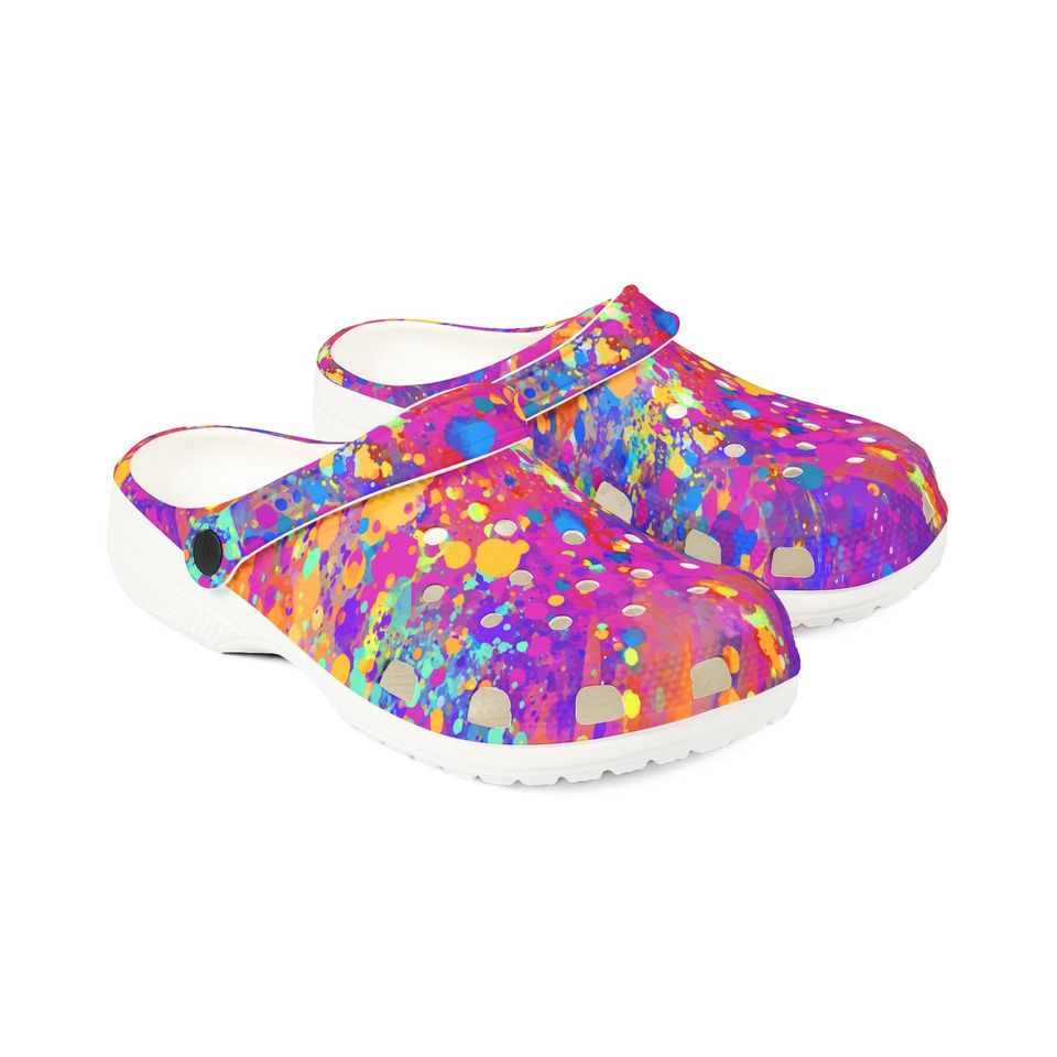 Splatter Paint - 1- EVA Foam Clogs (AOP)