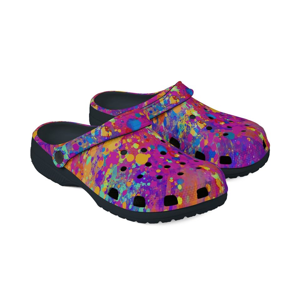 Splatter Paint - 1- EVA Foam Clogs (AOP)