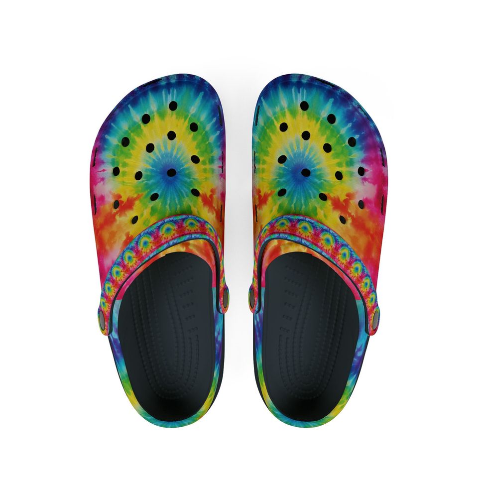 Tie Dye - 1- EVA Foam Clogs (AOP)