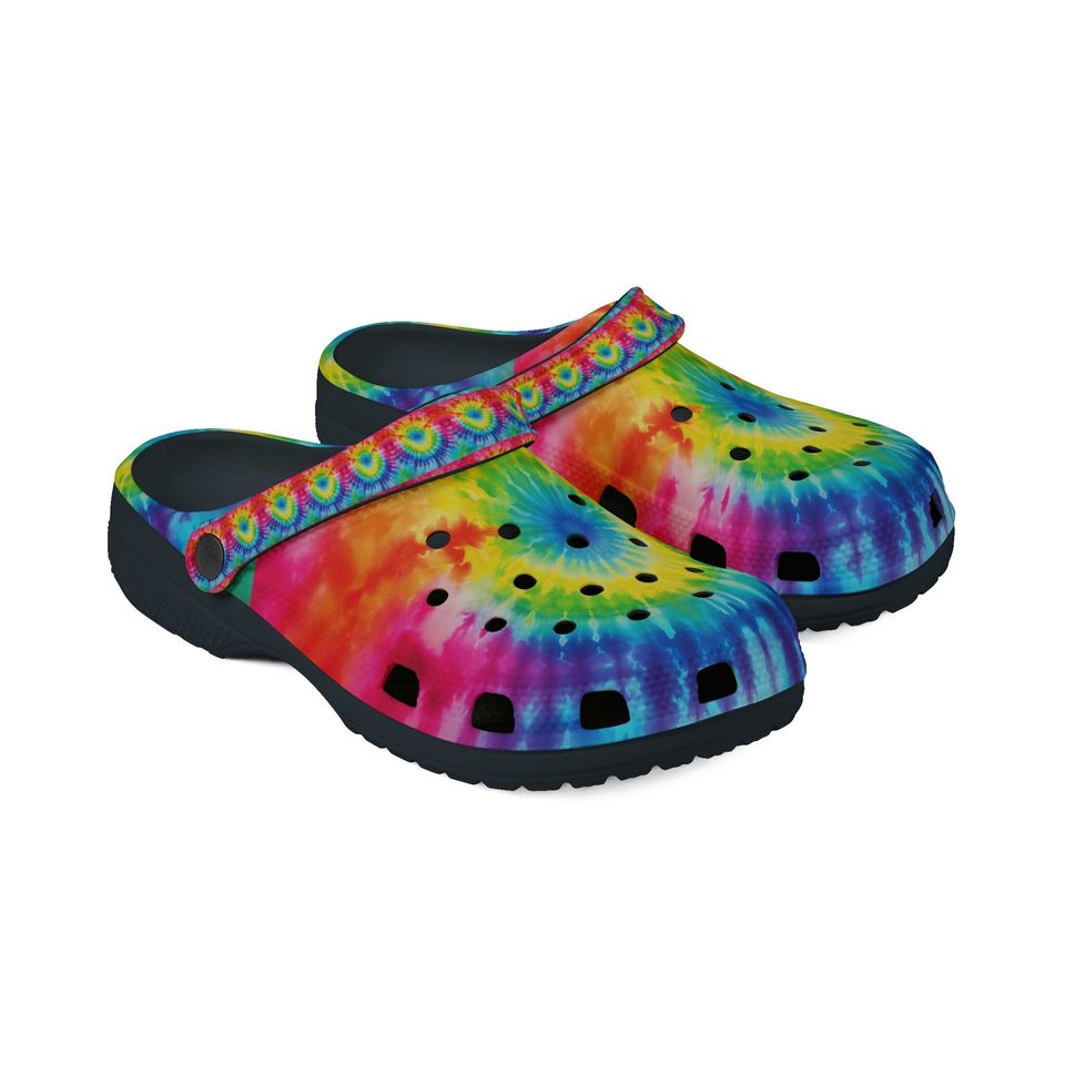 Tie Dye - 1- EVA Foam Clogs (AOP)