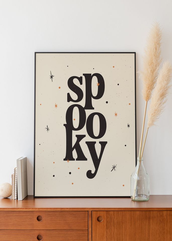 Spooky | Printable Wall Art | Halloween Decor | Spooky Gallery Wall