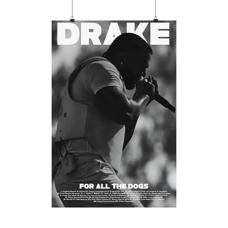 Drake - Poster | Rap Poster, Hip-Hop Poster