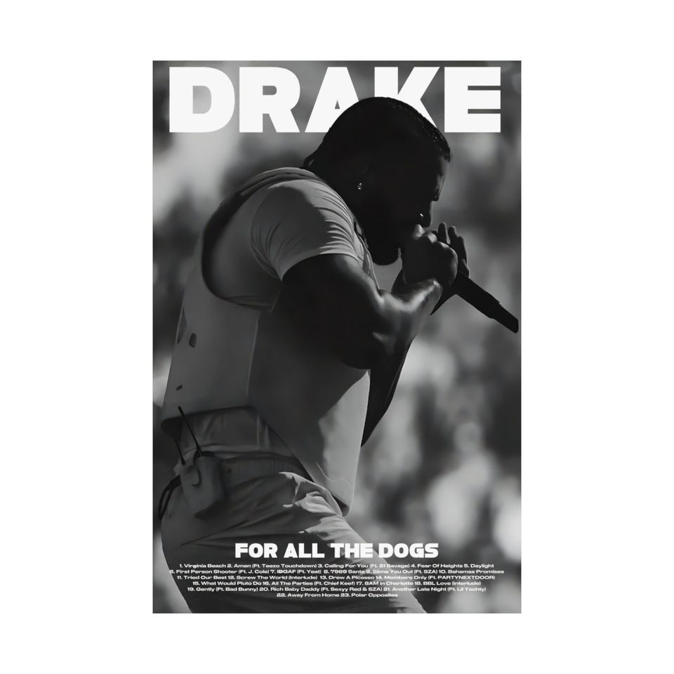 Drake - Poster | Rap Poster, Hip-Hop Poster