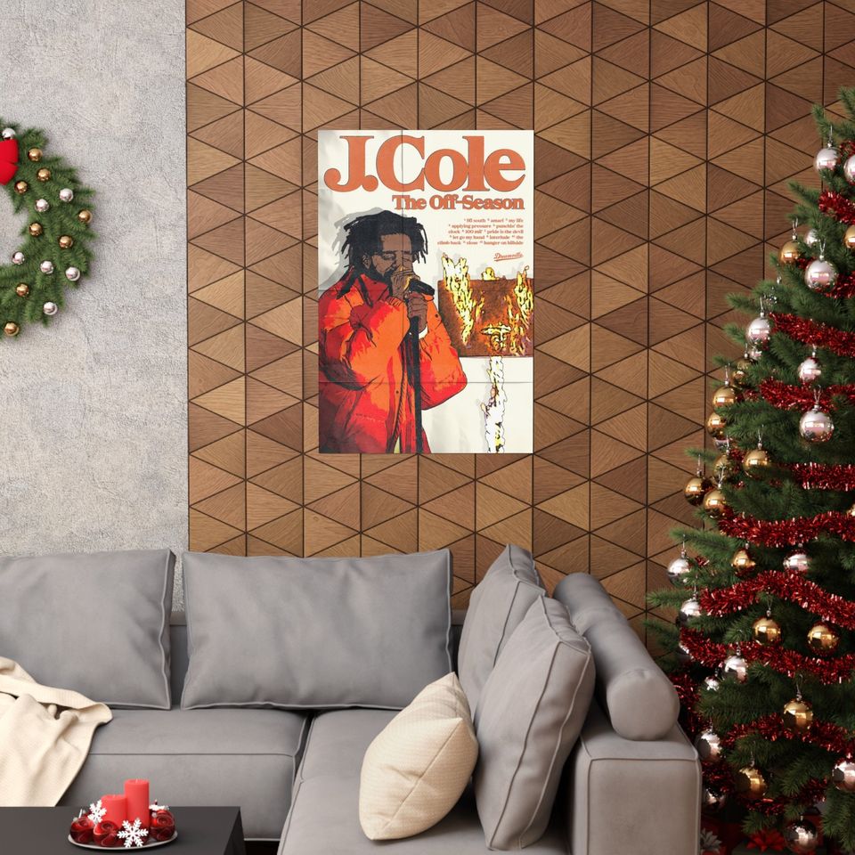 J Cole - Poster | Rap Poster, Hip-Hop Poster