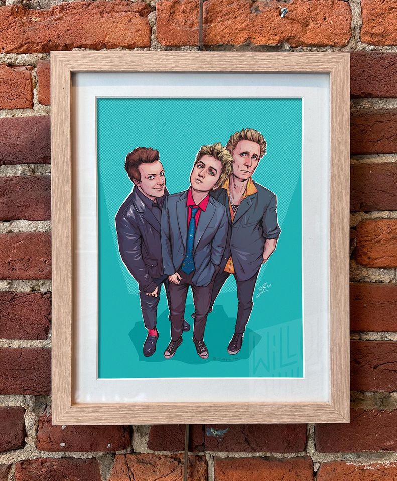 Green Day - Illustration Fine Art Print
