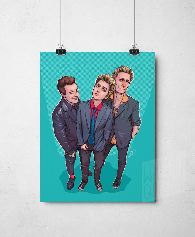 Green Day - Illustration Fine Art Print