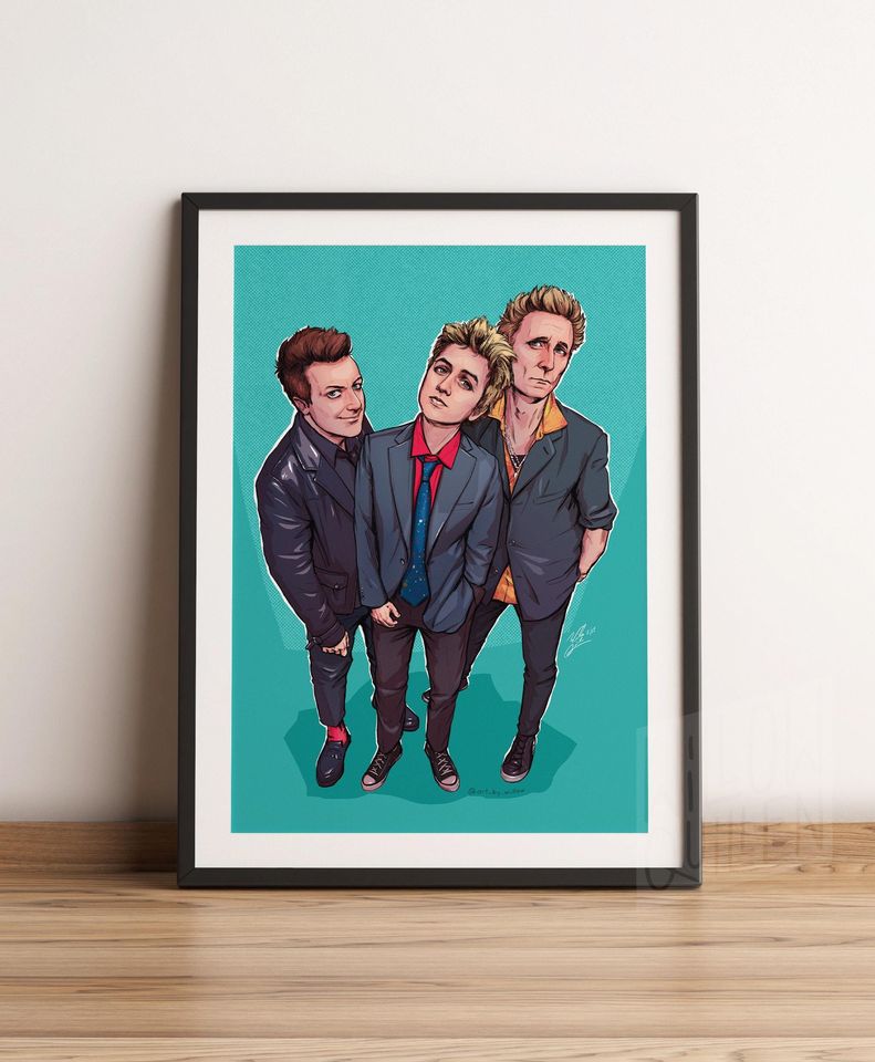 Green Day - Illustration Fine Art Print