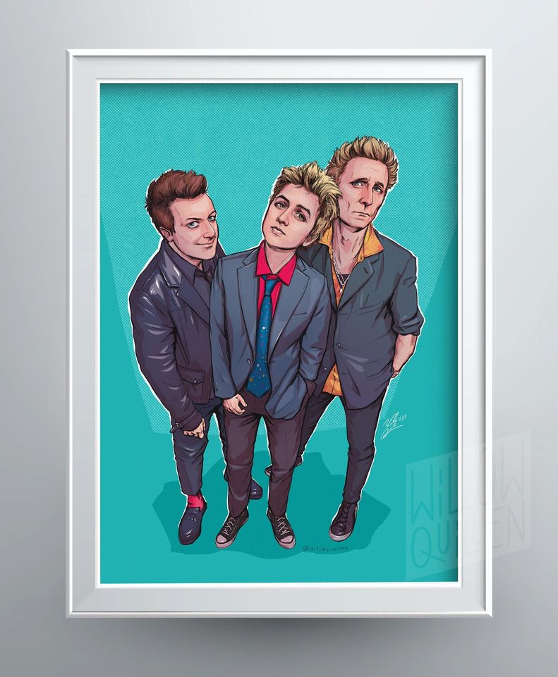Green Day - Illustration Fine Art Print