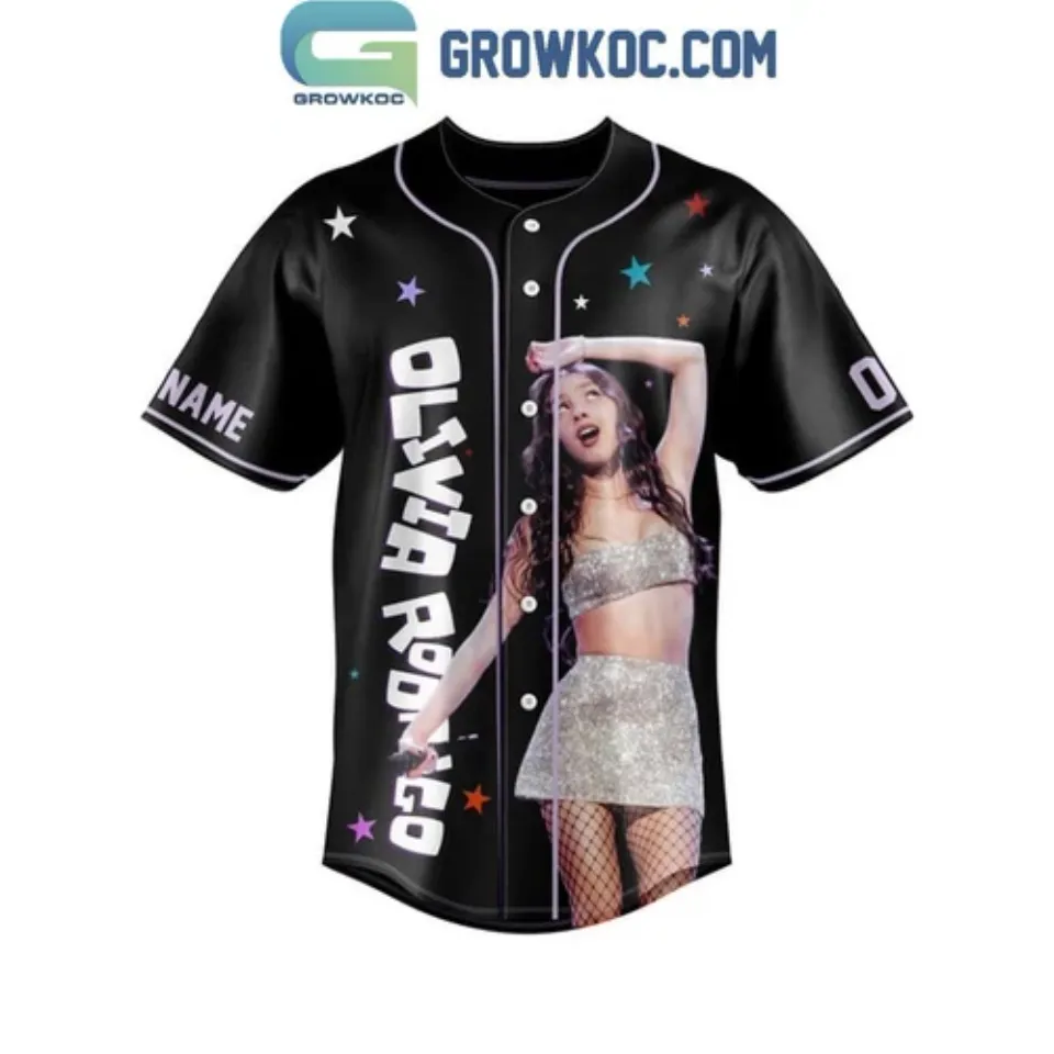 Olivia Rodrigo Guts World Tour Small Girl Personalized Baseball Jersey