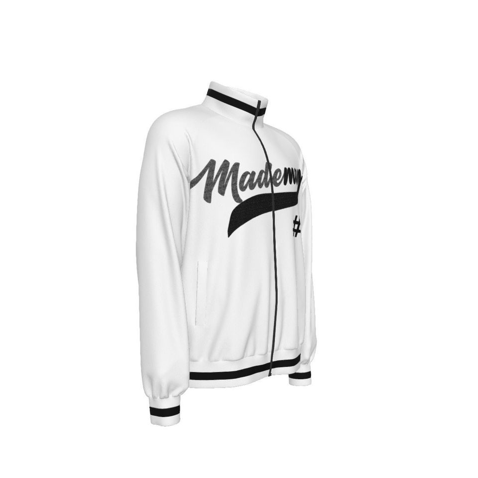 Made Man Men's Raglan-Sleeve Stand Collar Jacket