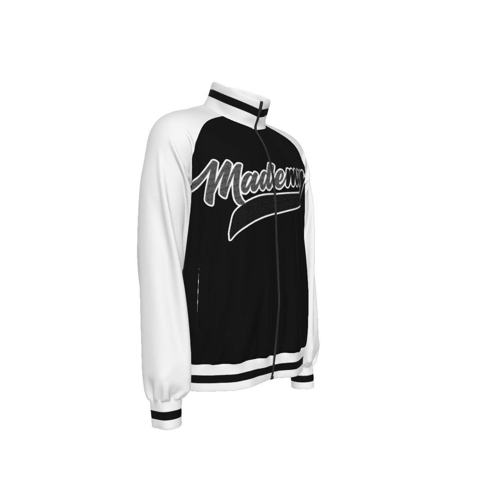 MADEMAN  Men's Raglan-Sleeve Stand Collar Jacket
