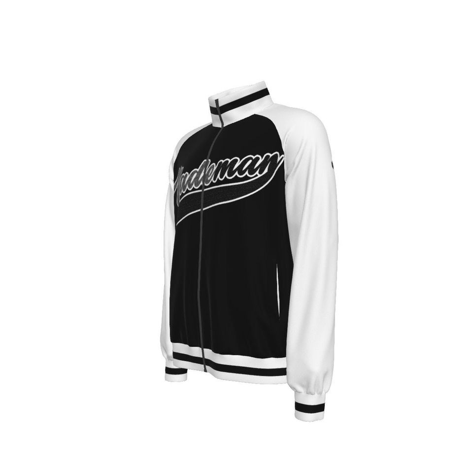 MADEMAN  Men's Raglan-Sleeve Stand Collar Jacket