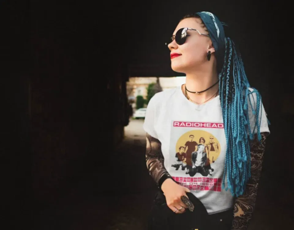 Radiohead Band T-Shirt Electronic 90s Emo rock Brand New With Tags Gildan Tee