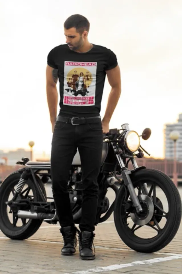 Radiohead Band T-Shirt Electronic 90s Emo rock Brand New With Tags Gildan Tee