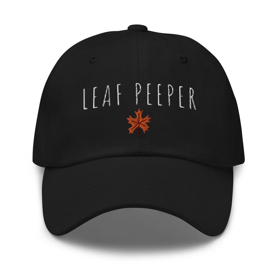 Leaf Peeper dad hat - Fall hat - Vermont hat - Autumn hat - tree leaves leaf baseball hat