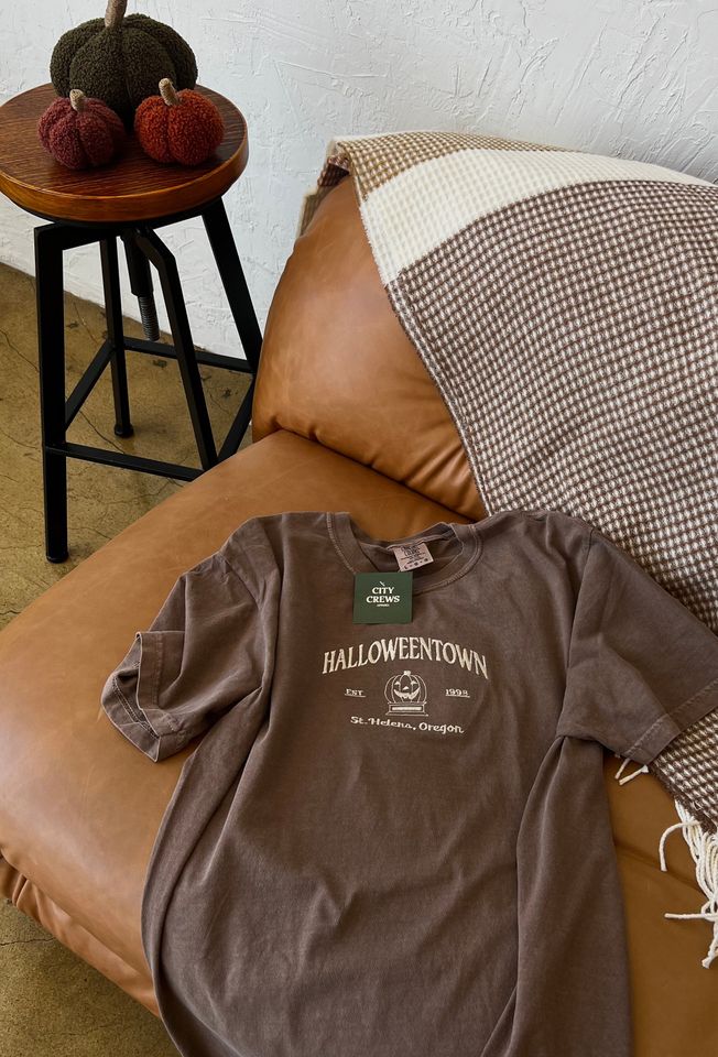 Halloweentown Sweatshirt, Halloweentown Embroidered Crew