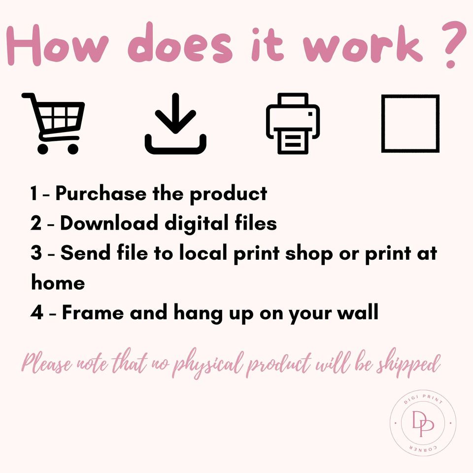 Pink Halloween Print | Halloween Printable | Pink Wall Art