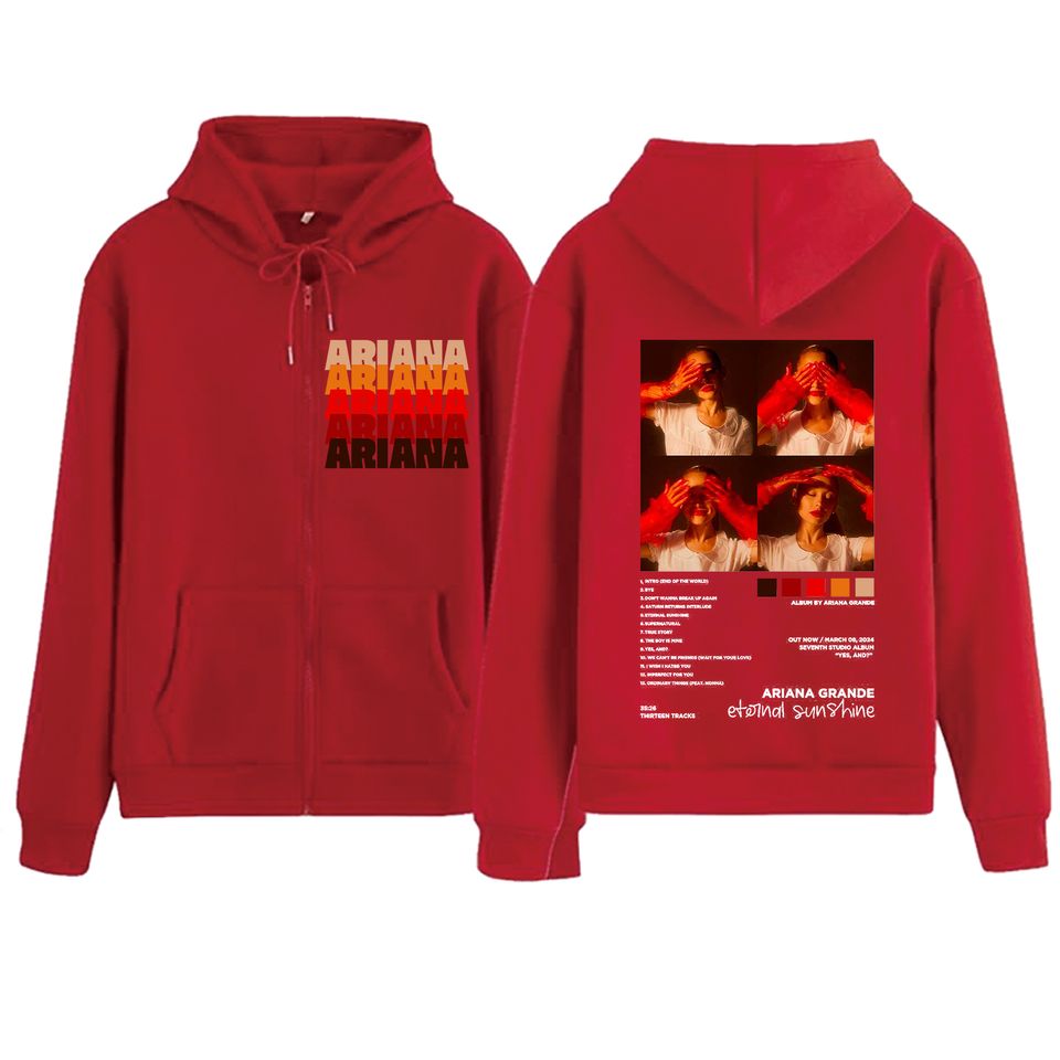 Ariana Eternal Sunshine Zipper Hoodie