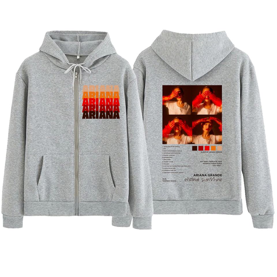 Ariana Eternal Sunshine Zipper Hoodie