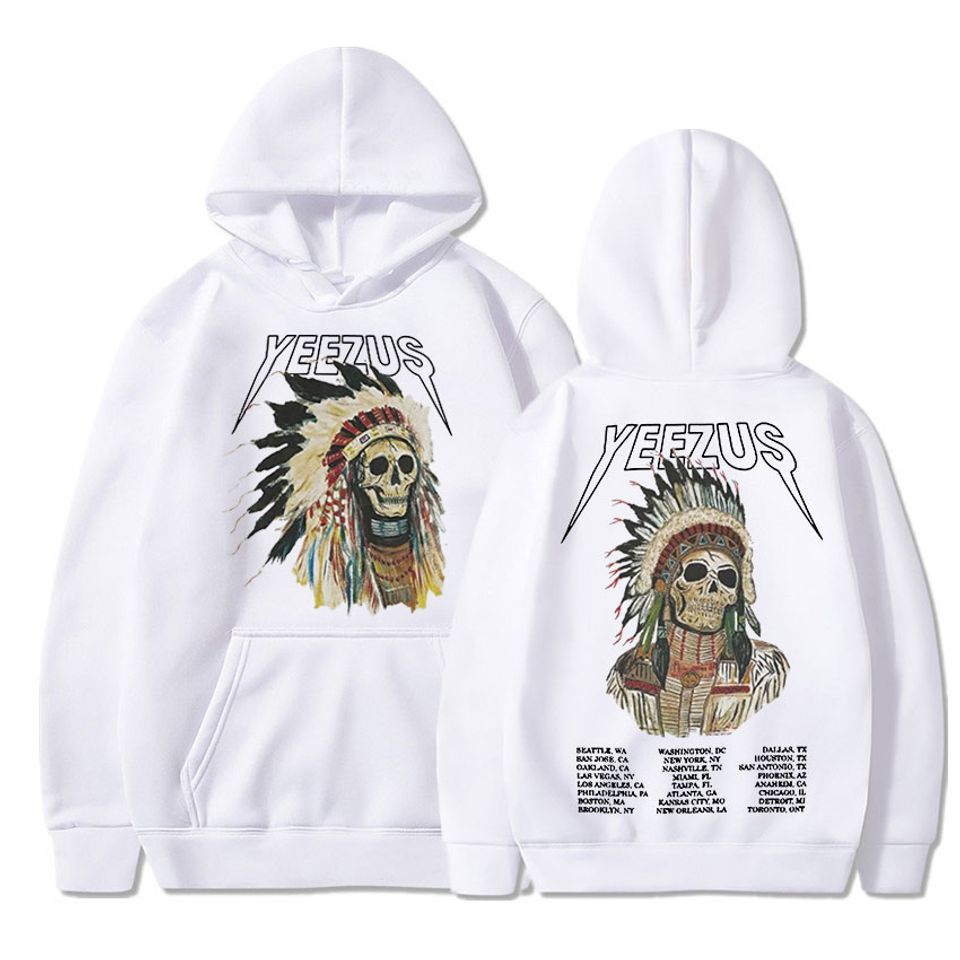Kanye West Yeezus God Wants You Double Sided Hoodie