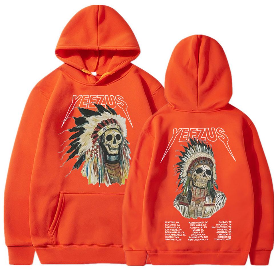 Kanye West Yeezus God Wants You Double Sided Hoodie