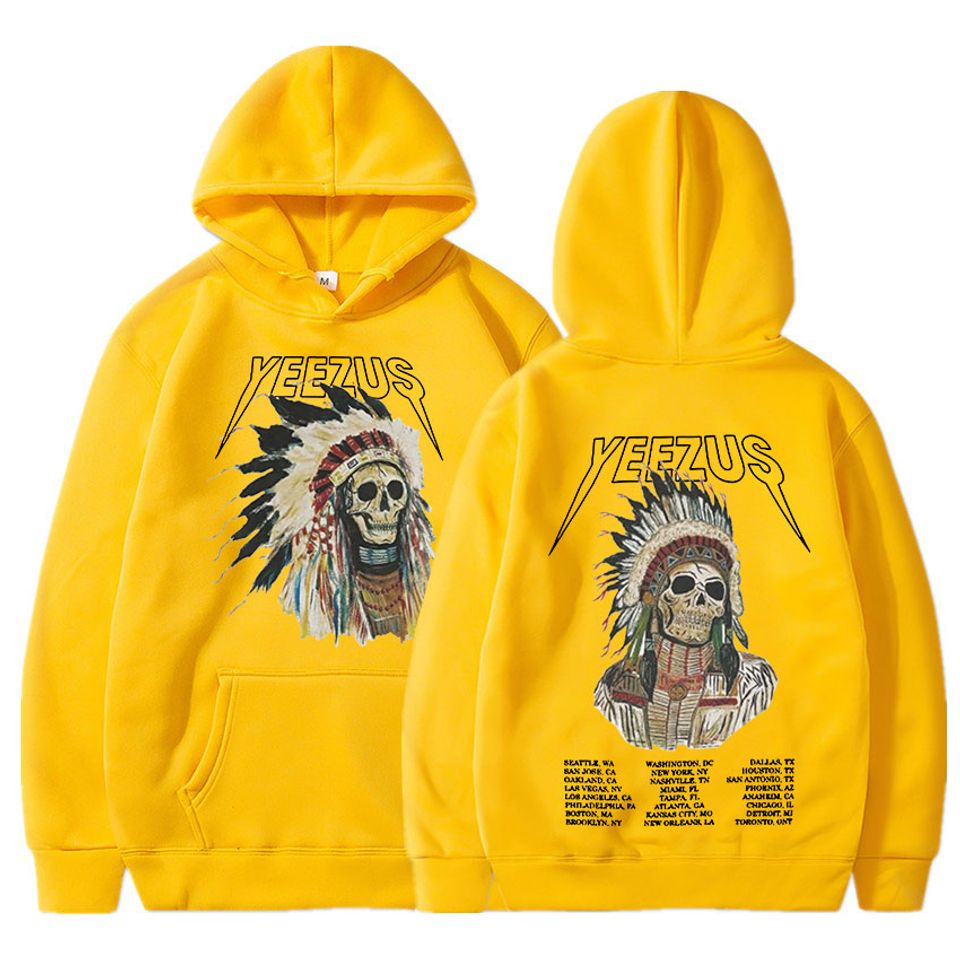 Kanye West Yeezus God Wants You Double Sided Hoodie