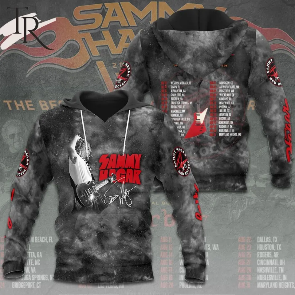 Sammy Hagar 2024 Tour The Best Of All World 3D Hoodie All Over Print