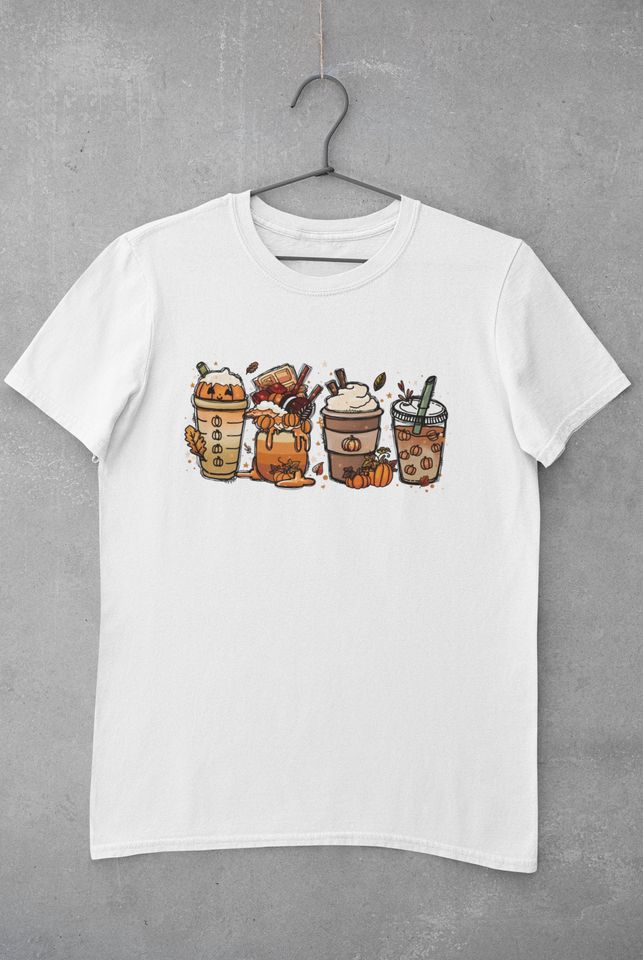 fall coffee Sweater, coffee Shirt, pumpkin spice, pumpkin spiced latte, Fall Crewneck