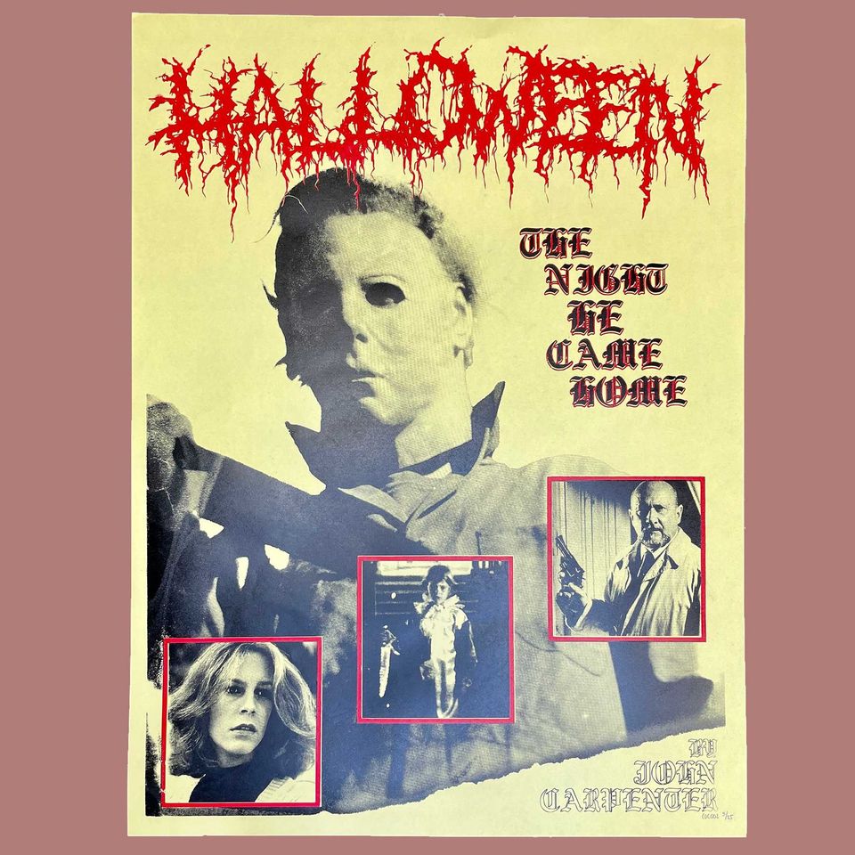 Halloween 1978 Hand Printed Poster