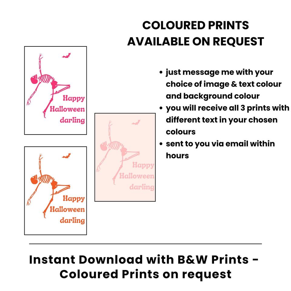 PRINTABLE Halloween Poster Print for Halloween Decor for Halloween