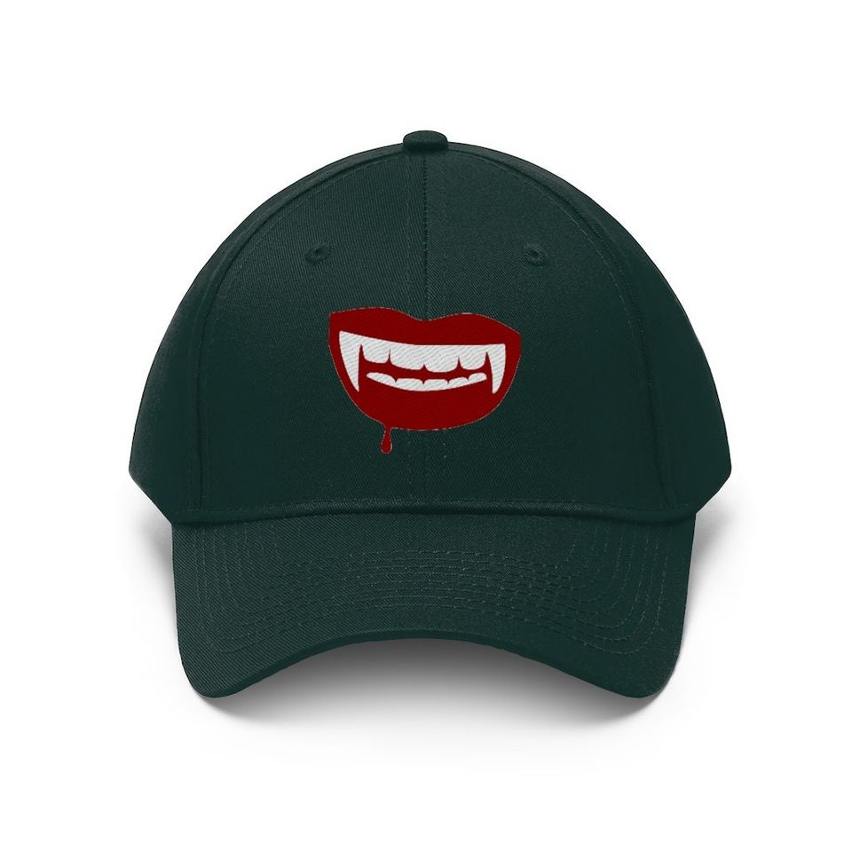 Vampire Fangs Hat, Vampire Cap, Dad-Cap, Baseball Hat
