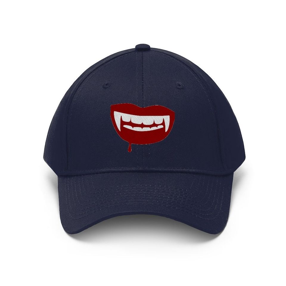 Vampire Fangs Hat, Vampire Cap, Dad-Cap, Baseball Hat