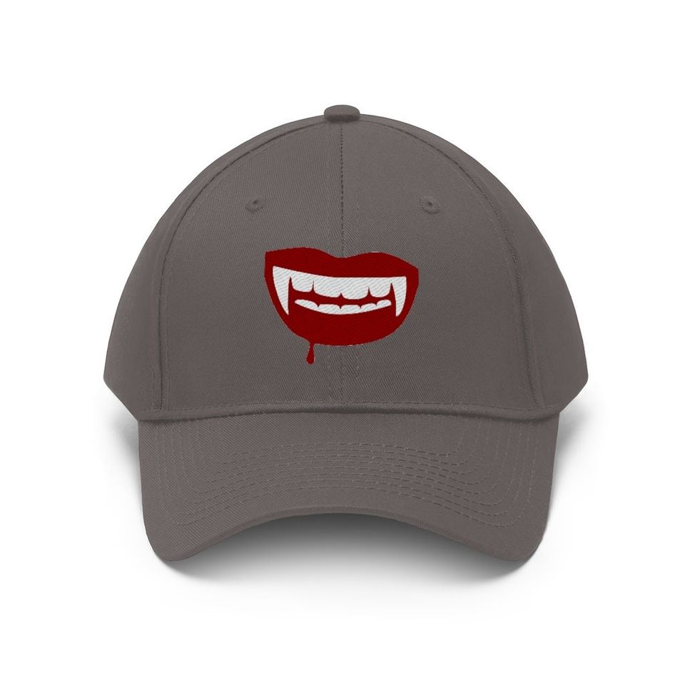 Vampire Fangs Hat, Vampire Cap, Dad-Cap, Baseball Hat