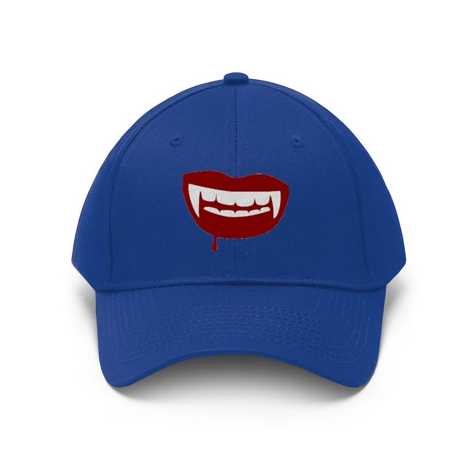 Vampire Fangs Hat, Vampire Cap, Dad-Cap, Baseball Hat