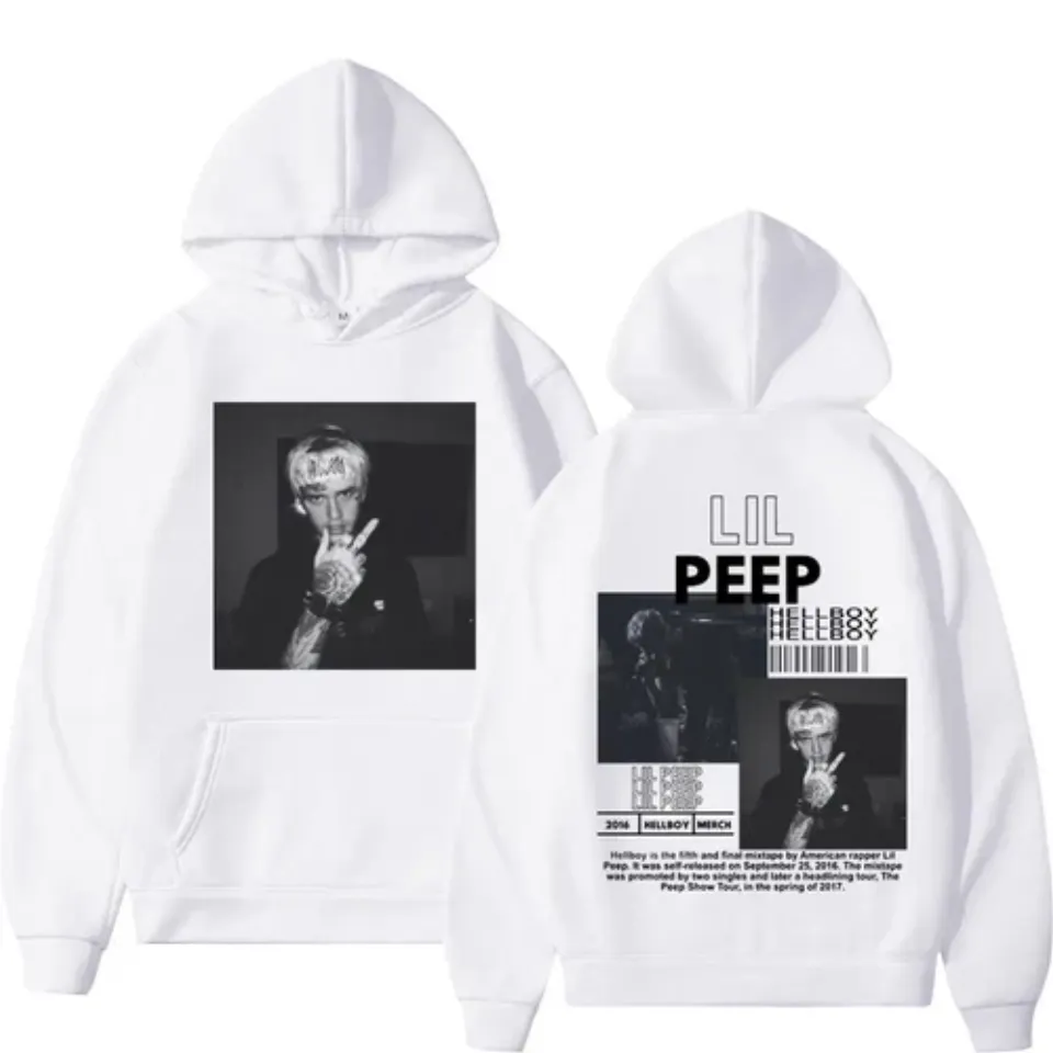 Hip Hop Rapper Lil Peep Graphic Hoodie High Quality Fashion Pullovers