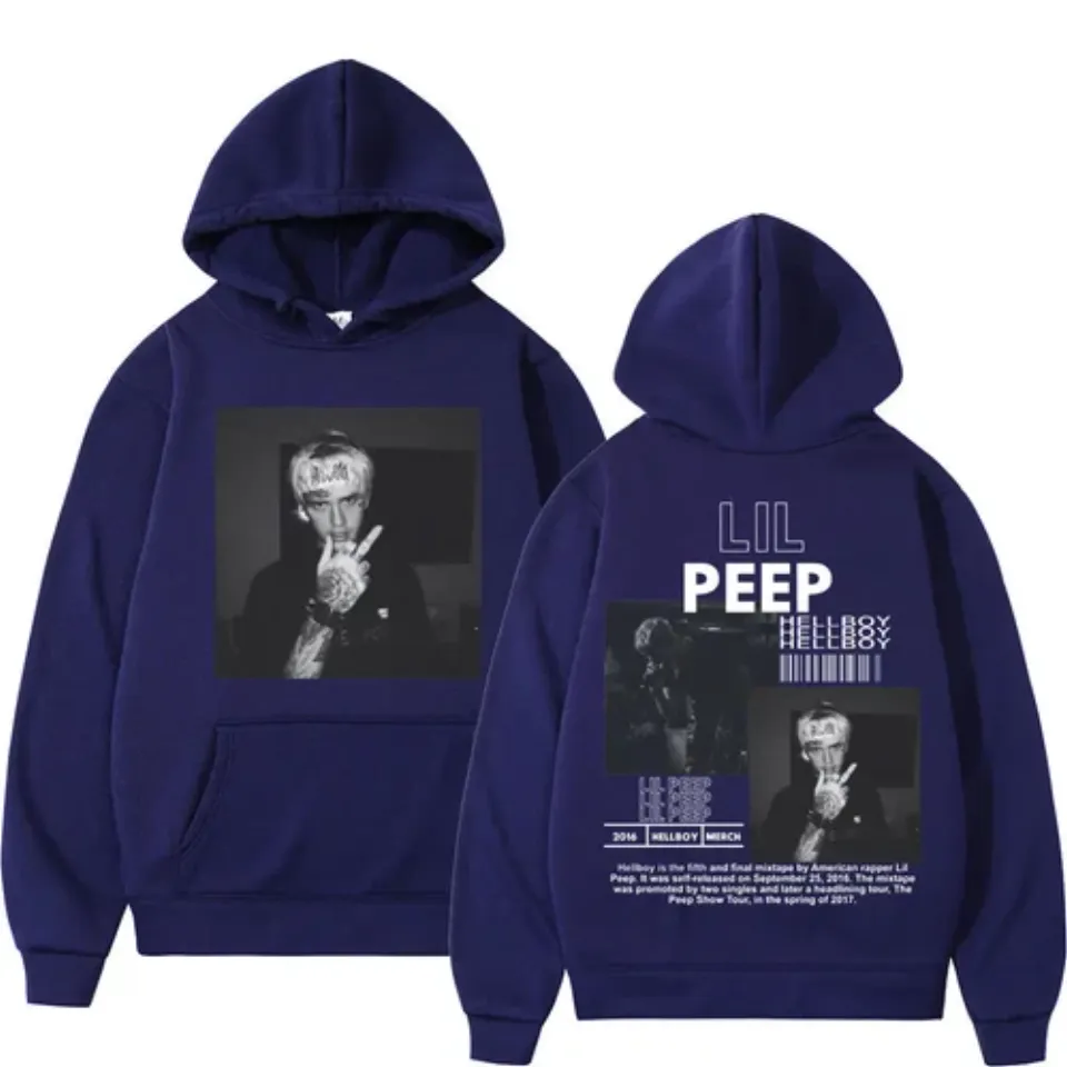 Hip Hop Rapper Lil Peep Graphic Hoodie High Quality Fashion Pullovers