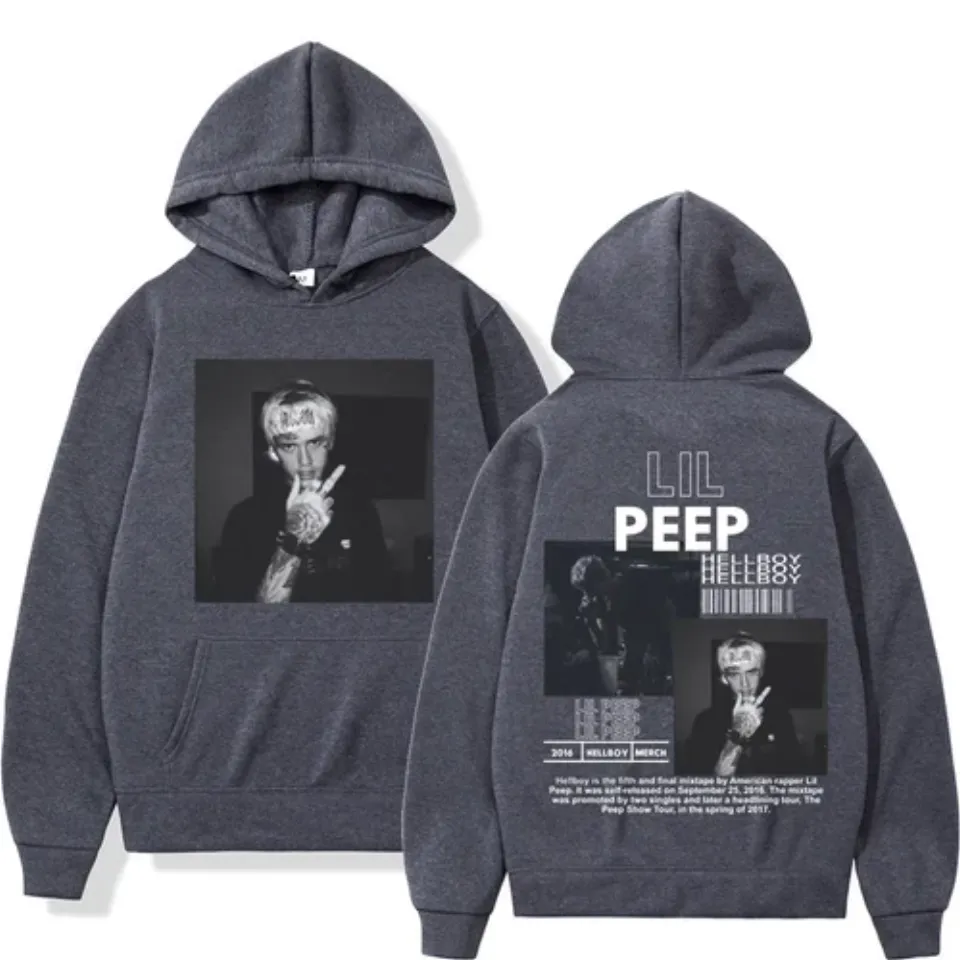 Hip Hop Rapper Lil Peep Graphic Hoodie High Quality Fashion Pullovers