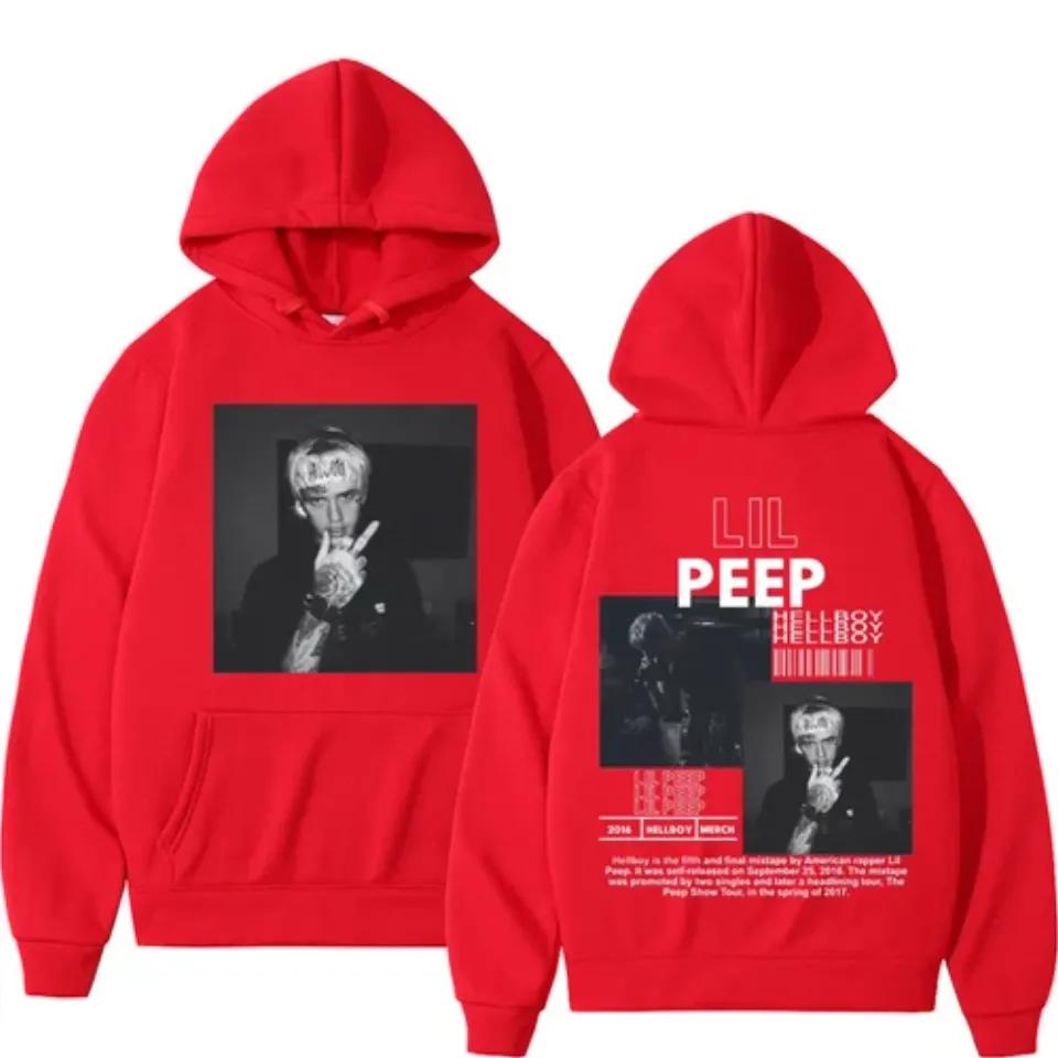 Hip Hop Rapper Lil Peep Graphic Hoodie High Quality Fashion Pullovers