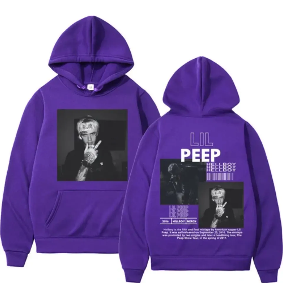Hip Hop Rapper Lil Peep Graphic Hoodie High Quality Fashion Pullovers