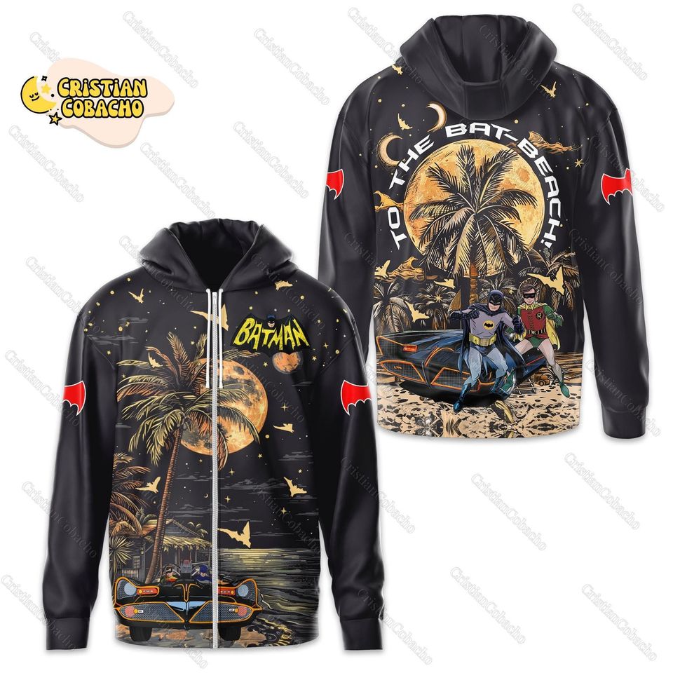 Marvel SuperheroesCustome Halloween Cosplay 3D Shirt, Customize Bat Hoodie