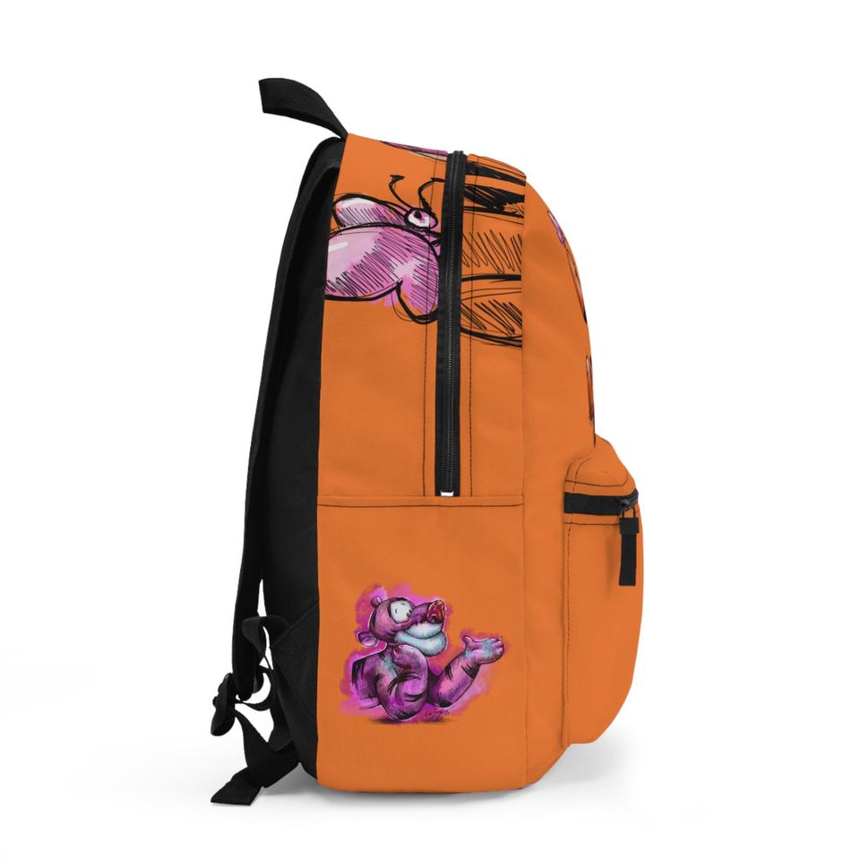 Unique Cartoon Character Backpack with Custom Name