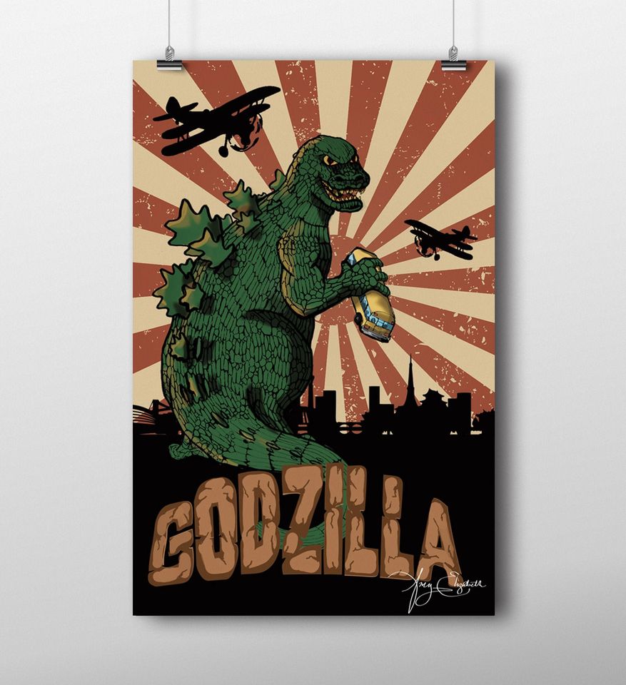 god zilla Poster