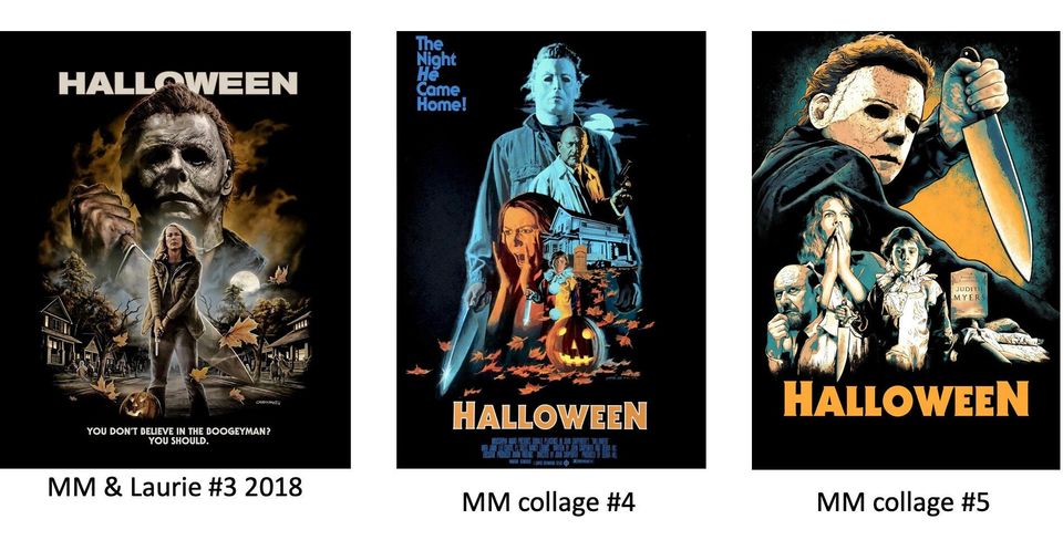 Halloween 3D shadowboxes/Michael Myers