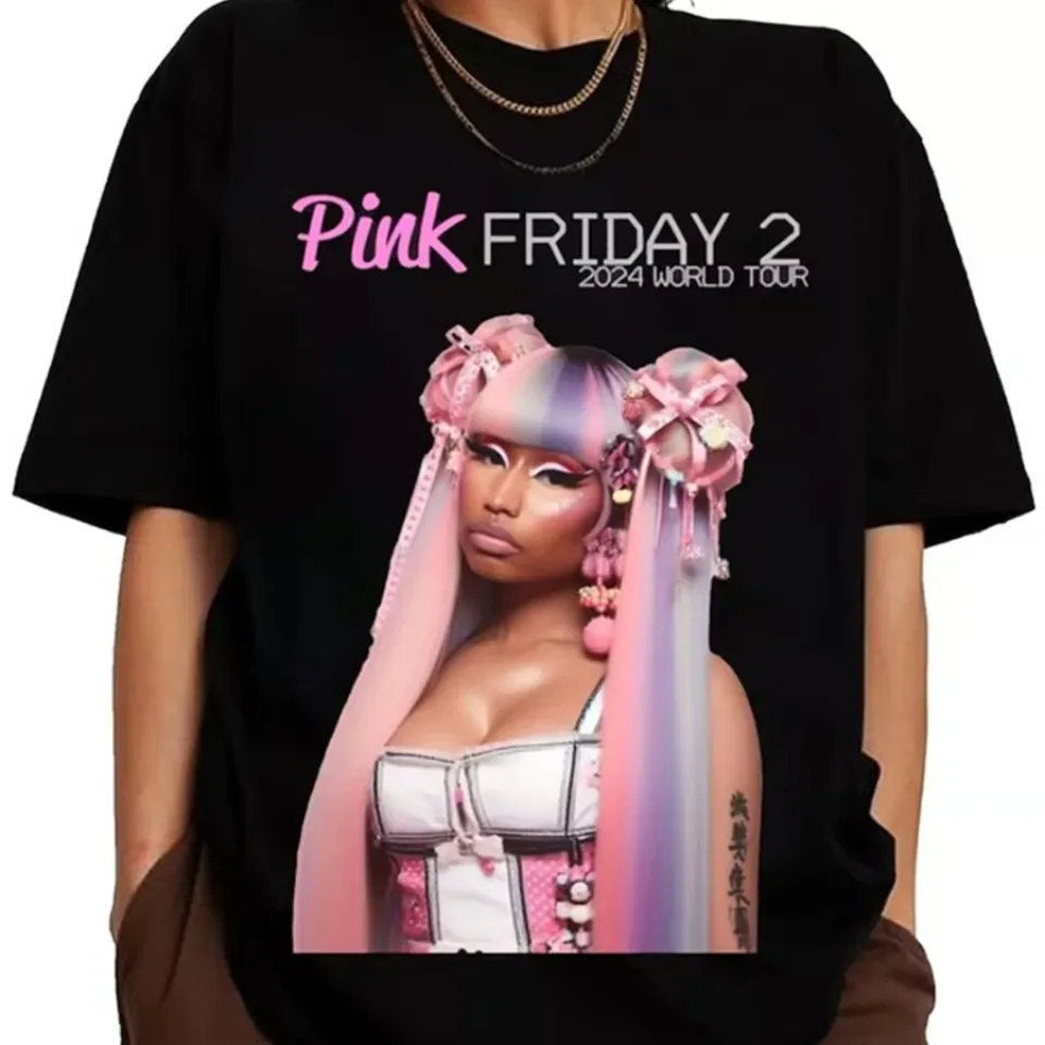 Nicki Minaj Tour 2024 T-Shirt, Nicki Minaj k Friday 2 Concert Shirt