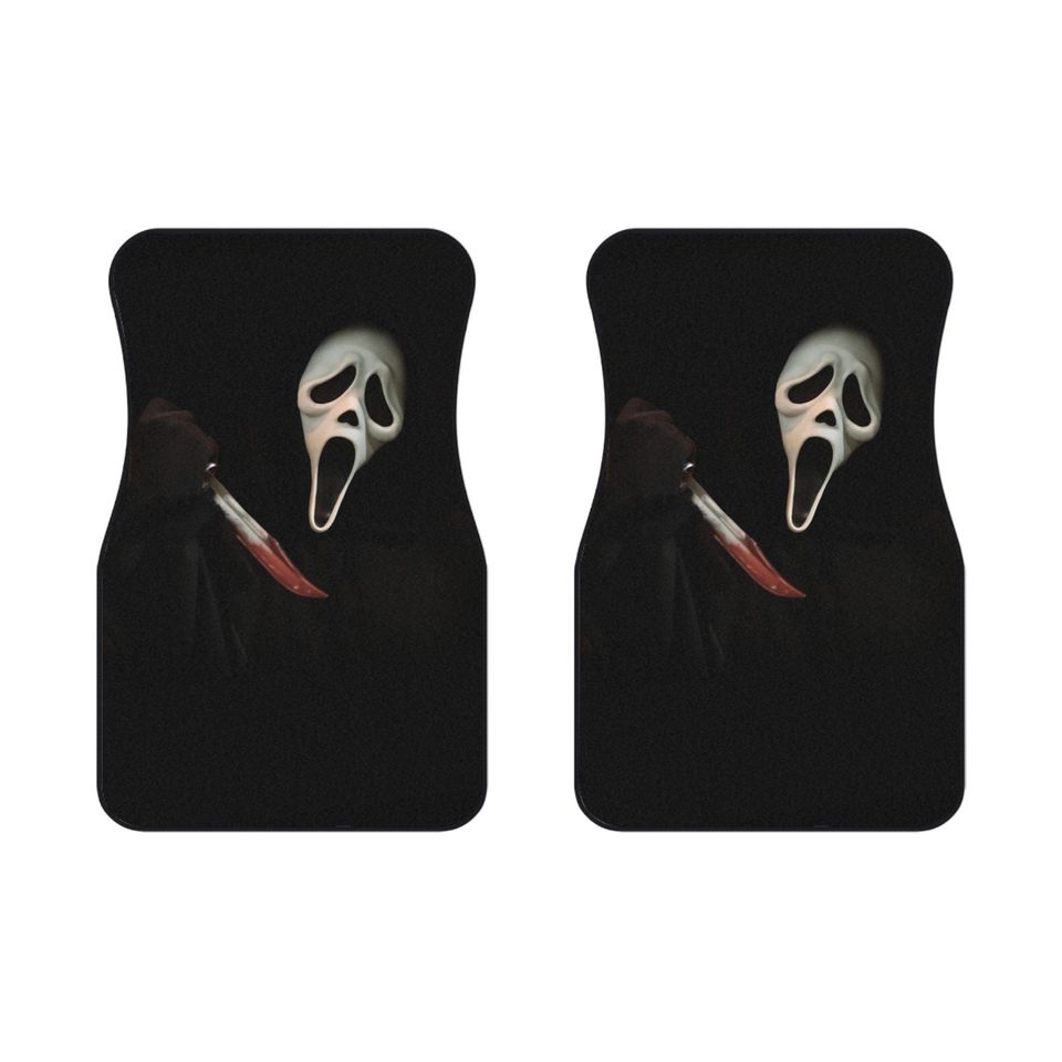 Ghost Car Floor Mats | Horror Car Mats | Halloween Car Mats | Car Decoration