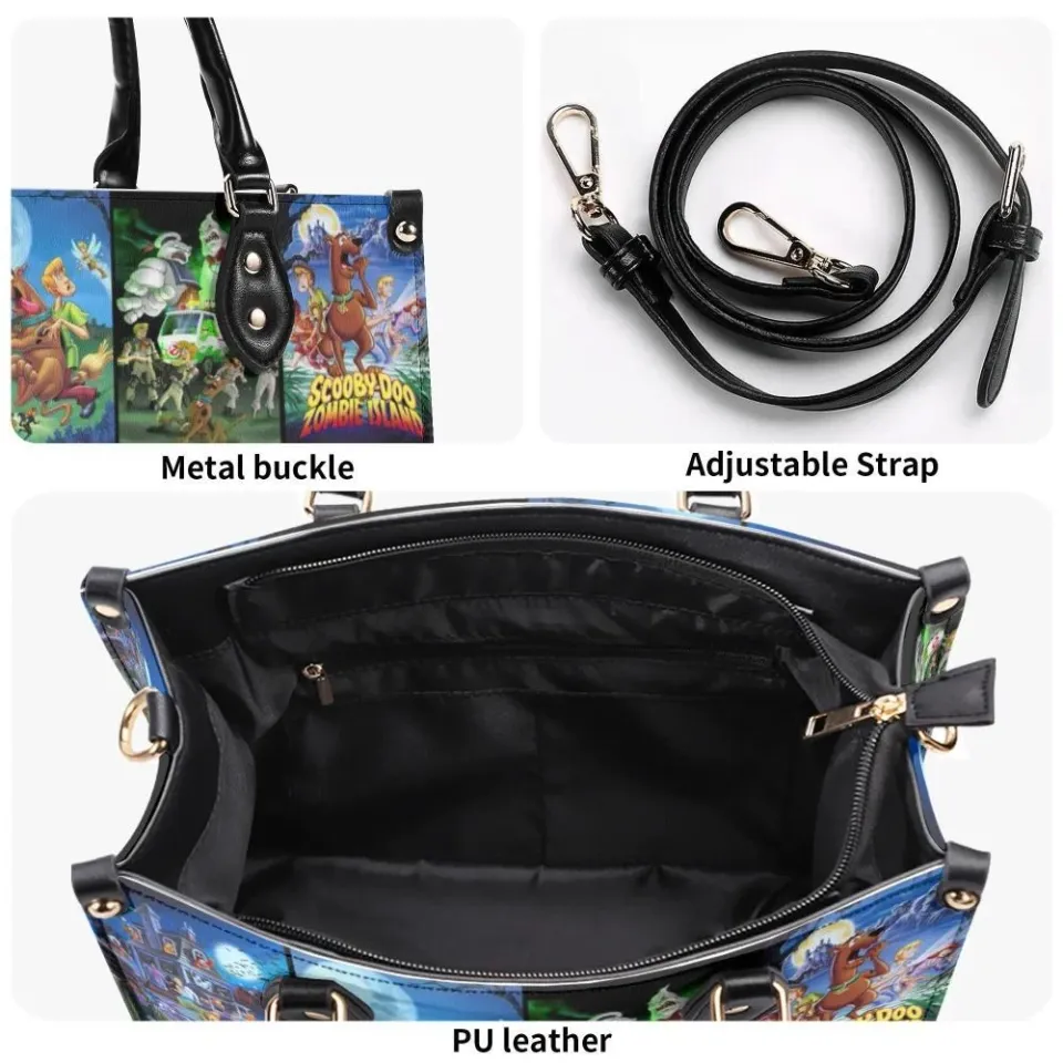 Personalized Scooby Doo Luxury Women PU Leather Handbag,Halloween gift
