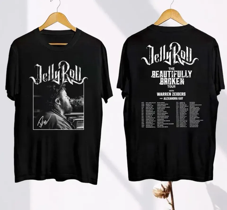 2024 Jelly Roll Tour Unisex Shirt, Jelly Roll The Beautifully Broken shirt