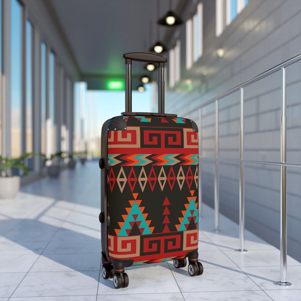 Aztec Suitcase, Aztec Luggage, Travel Bag