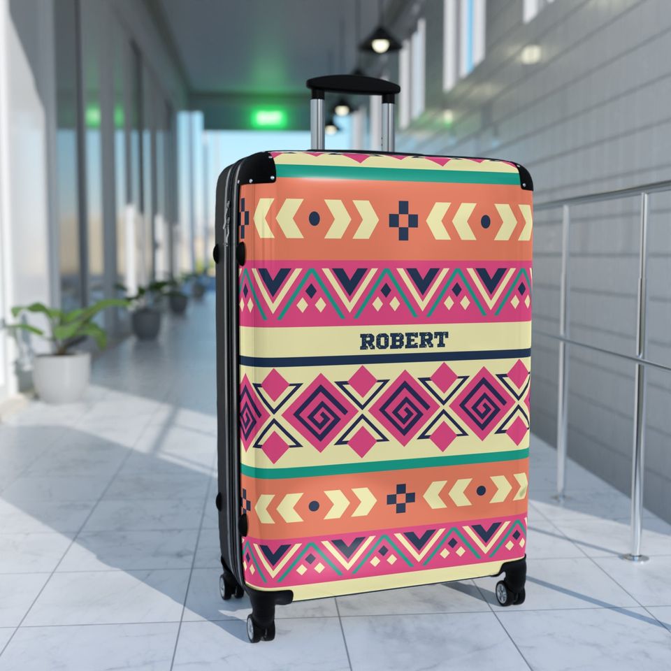 Aztec Suitcase, Aztec Luggage, Travel Bag